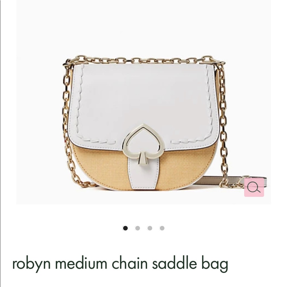 NWT Kate spade medium chain saddle bag